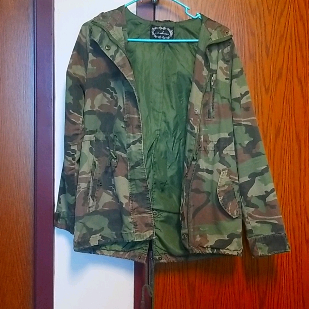 Camo utility jacket